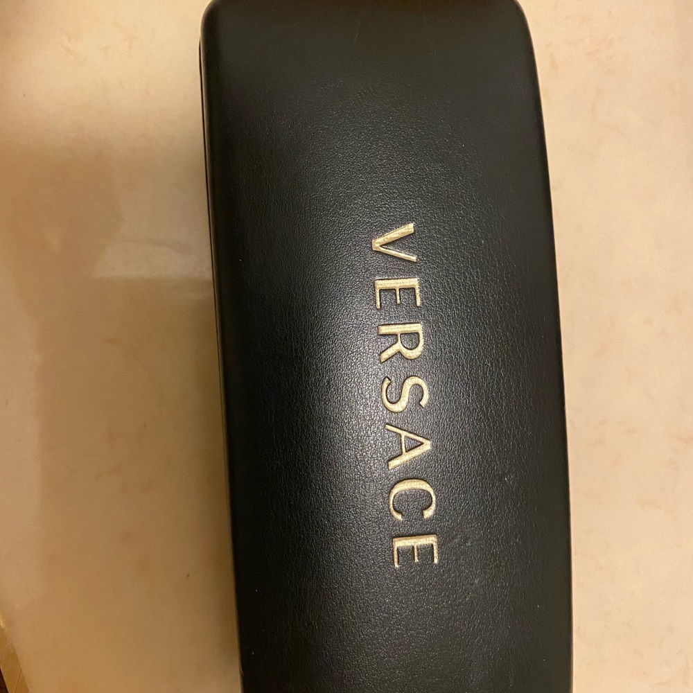 Authentic Versace case with Lens cleaner